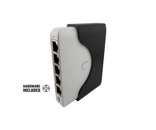 Wall Mount Compatible with UniFi Flex Mini 2.5G - Secure 1U Network Switch Holder