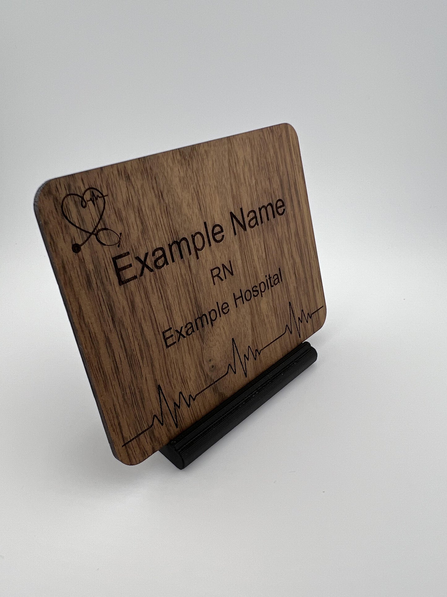 Personalized Nurse, CNA, RN, EMT Desk Name Plate Custom Desk Plaque and Office Decor Gift