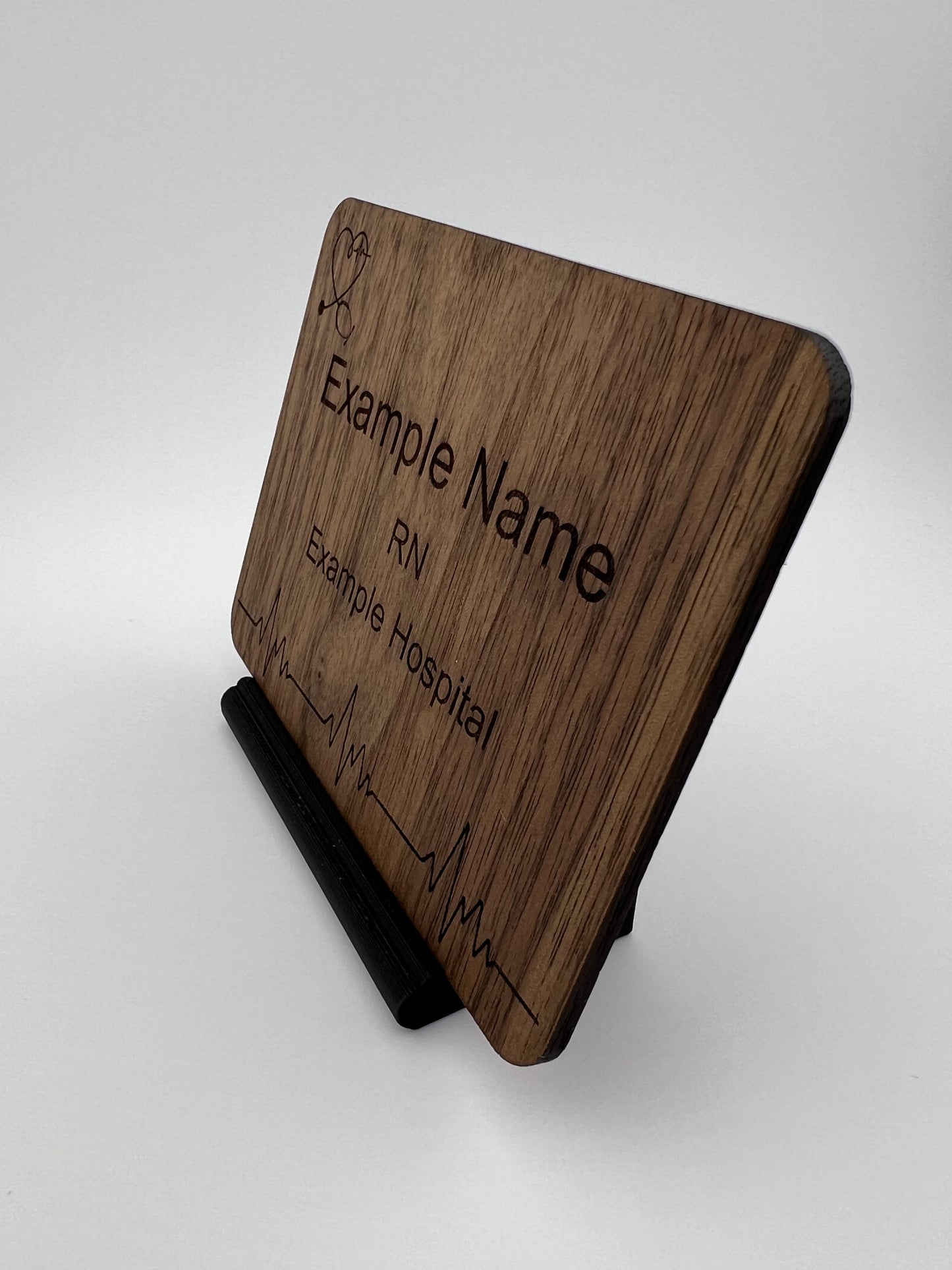 Personalized Nurse, CNA, RN, EMT Desk Name Plate Custom Desk Plaque and Office Decor Gift