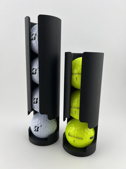 Golf Ball Dispenser - Golf Sim Golf Ball Holder - Wall Mount Golf Ball Holder / Dispenser