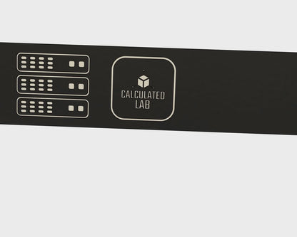 Engraved Server Rack Filler Plates